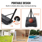 Portable Adjustable Basketball Hoop 1.35–3.05m-5