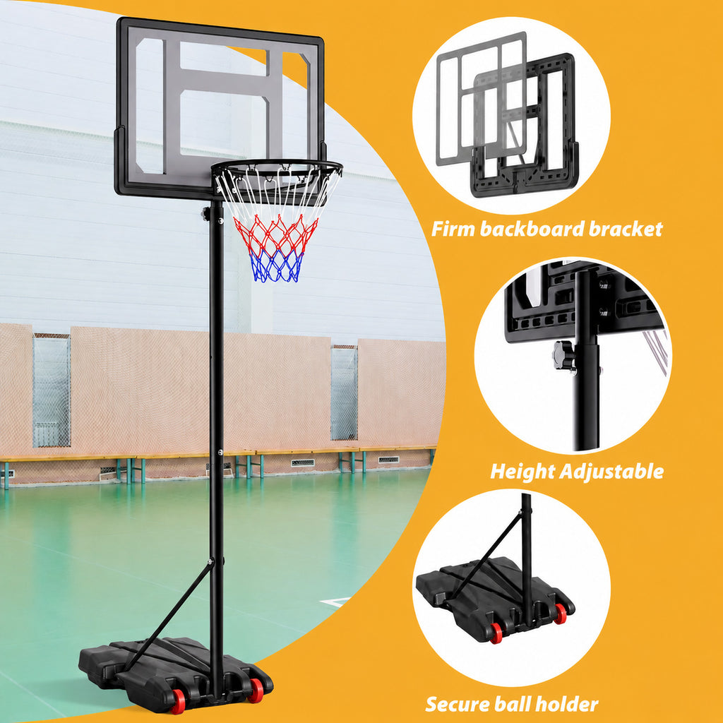 Portable Adjustable Basketball Hoop 1.55–2.10m-8