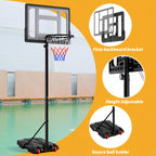Portable Adjustable Basketball Hoop 1.55–2.10m-8