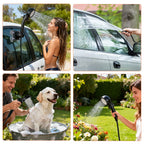 Portable Camping Shower 2400mAh Black-5