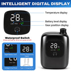 Portable Camping Shower 2400mAh Black-7