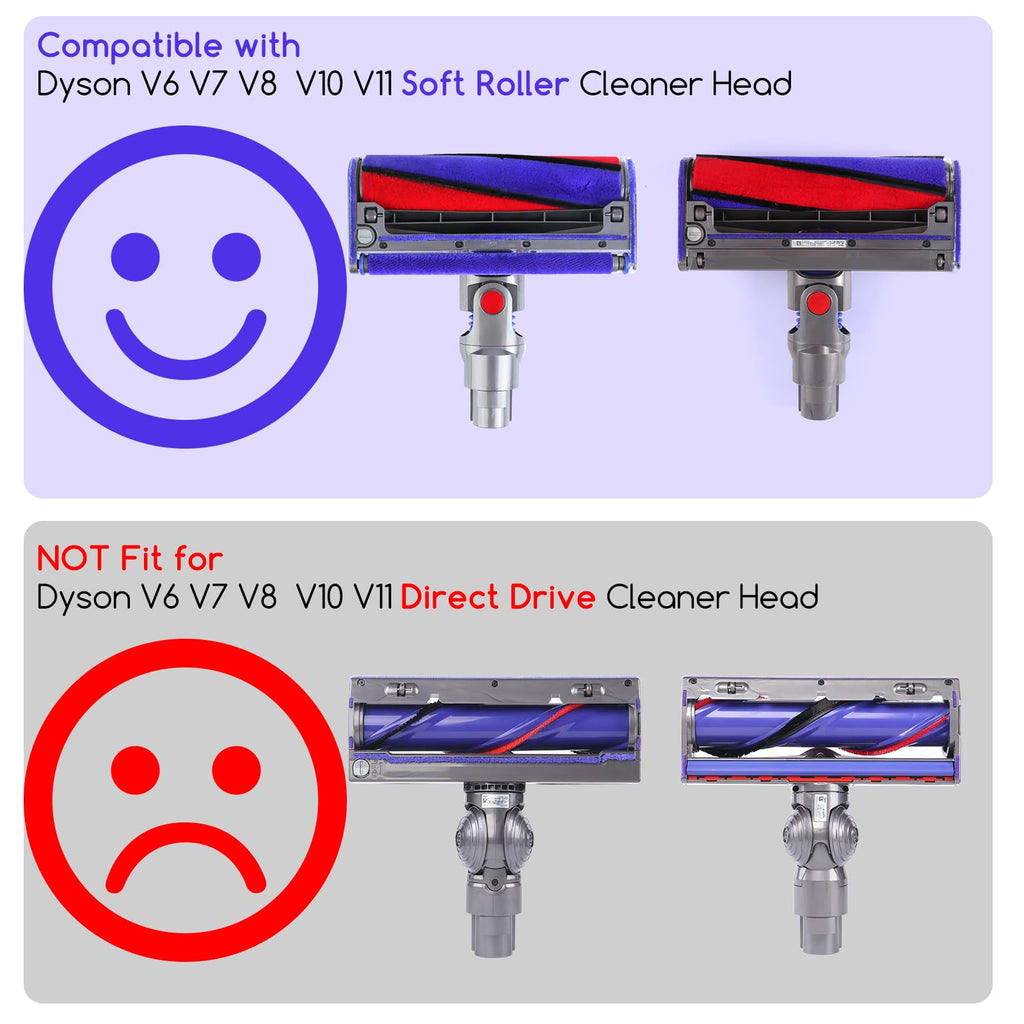 Soft Roller Brush Bar for Dyson V7 V8 V10 V11-7