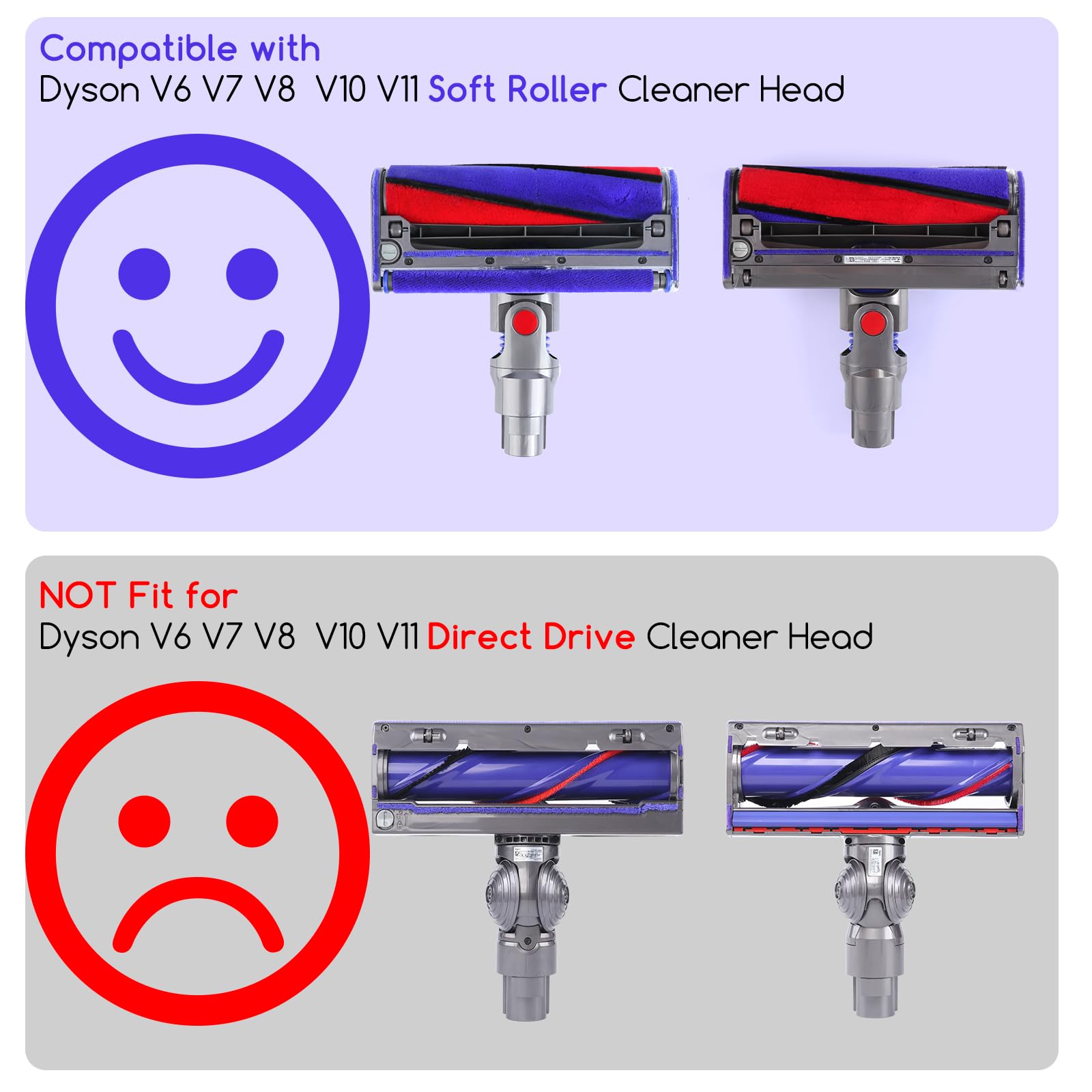 Soft Roller Brush Bar for Dyson V7 V8 V10 V11-7