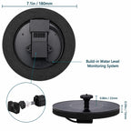 Solar Fountain 18cm-2