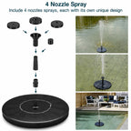 Solar Fountain 18cm-6