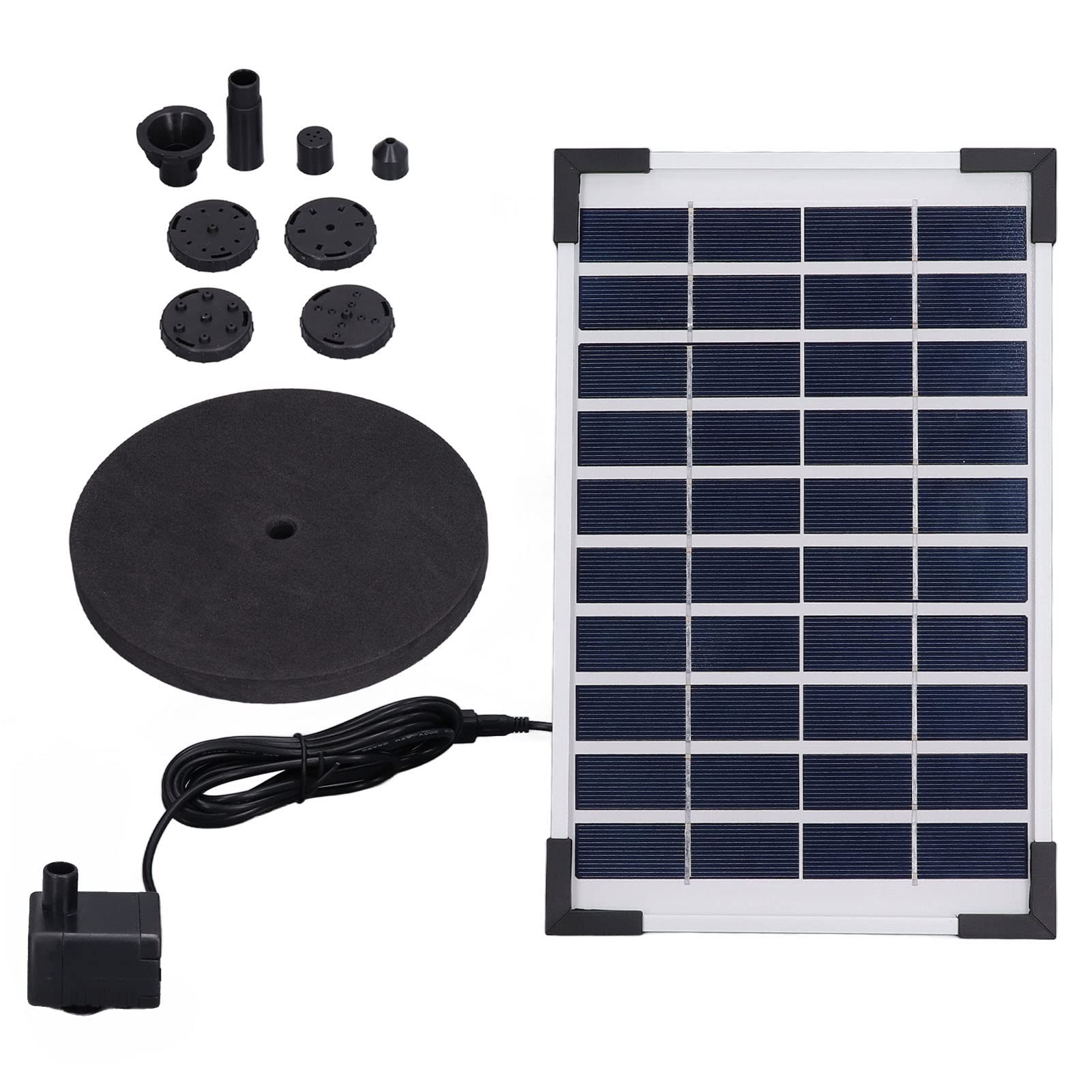 Solar Fountain 5W with Battery-2