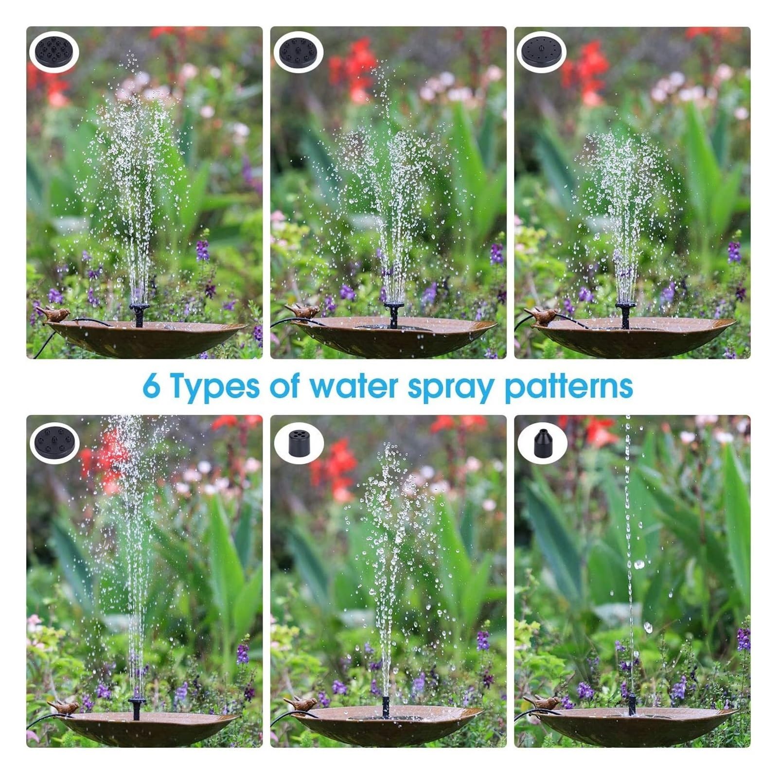 Solar Fountain 5W with Battery-7