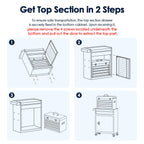 Tool Chest 5 Drawer with Cabinet-2