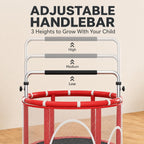 Trampoline 1.6m Red-4