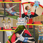 Trampoline 1.6m Red-8