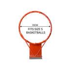 Wall-Mounted Basketball Hoop 35cm Orange-1