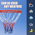 Wall-Mounted Basketball Hoop 35cm Orange-5