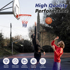 Wall-Mounted Basketball Hoop 35cm Orange-8