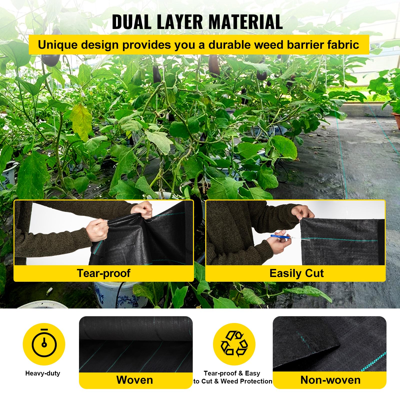 Weed Mat 2m x 25m Black-2