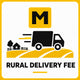 Rural Delivery Fee